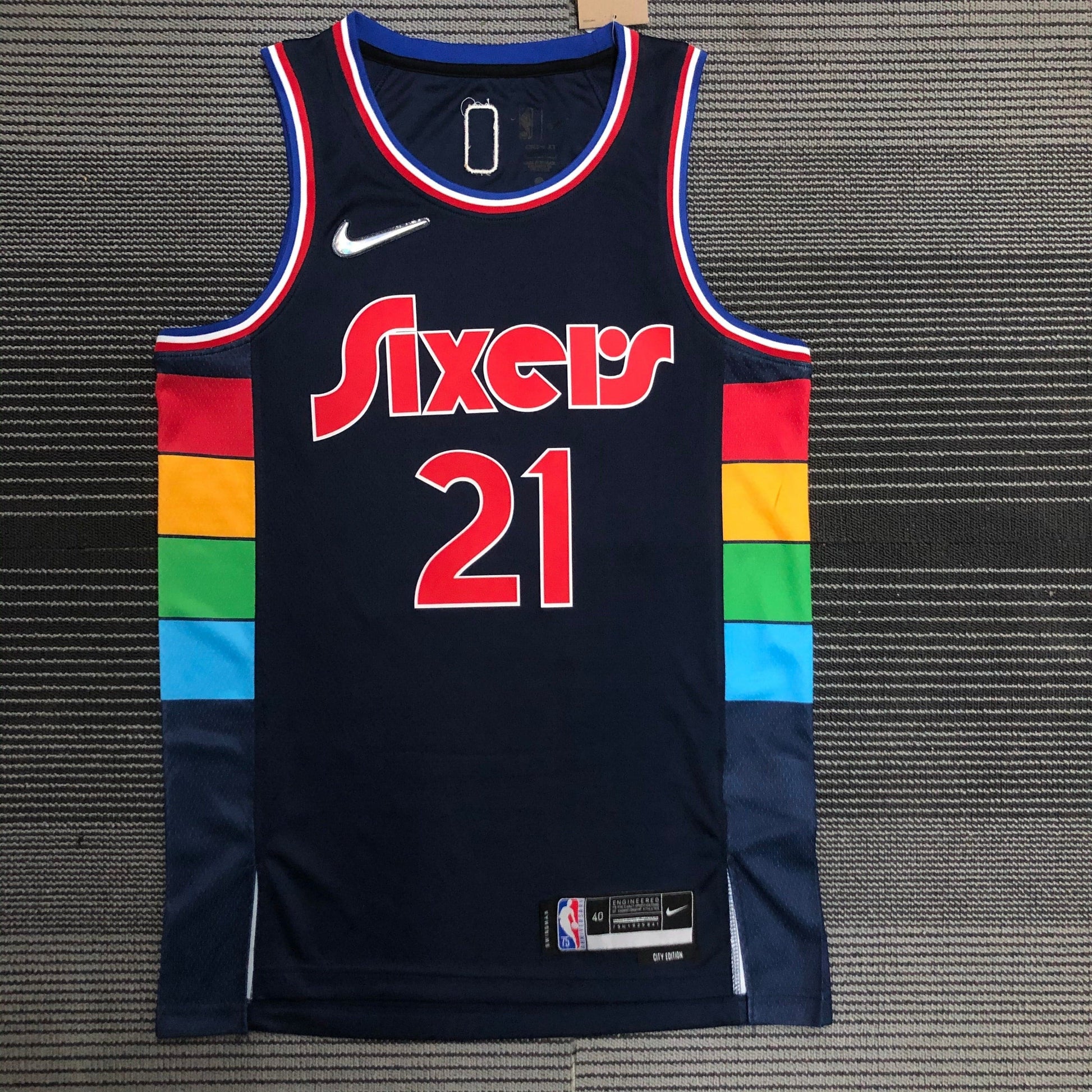 Jersey Philadelphia 76ers City Edition Diamante 75th - GOAT STORE