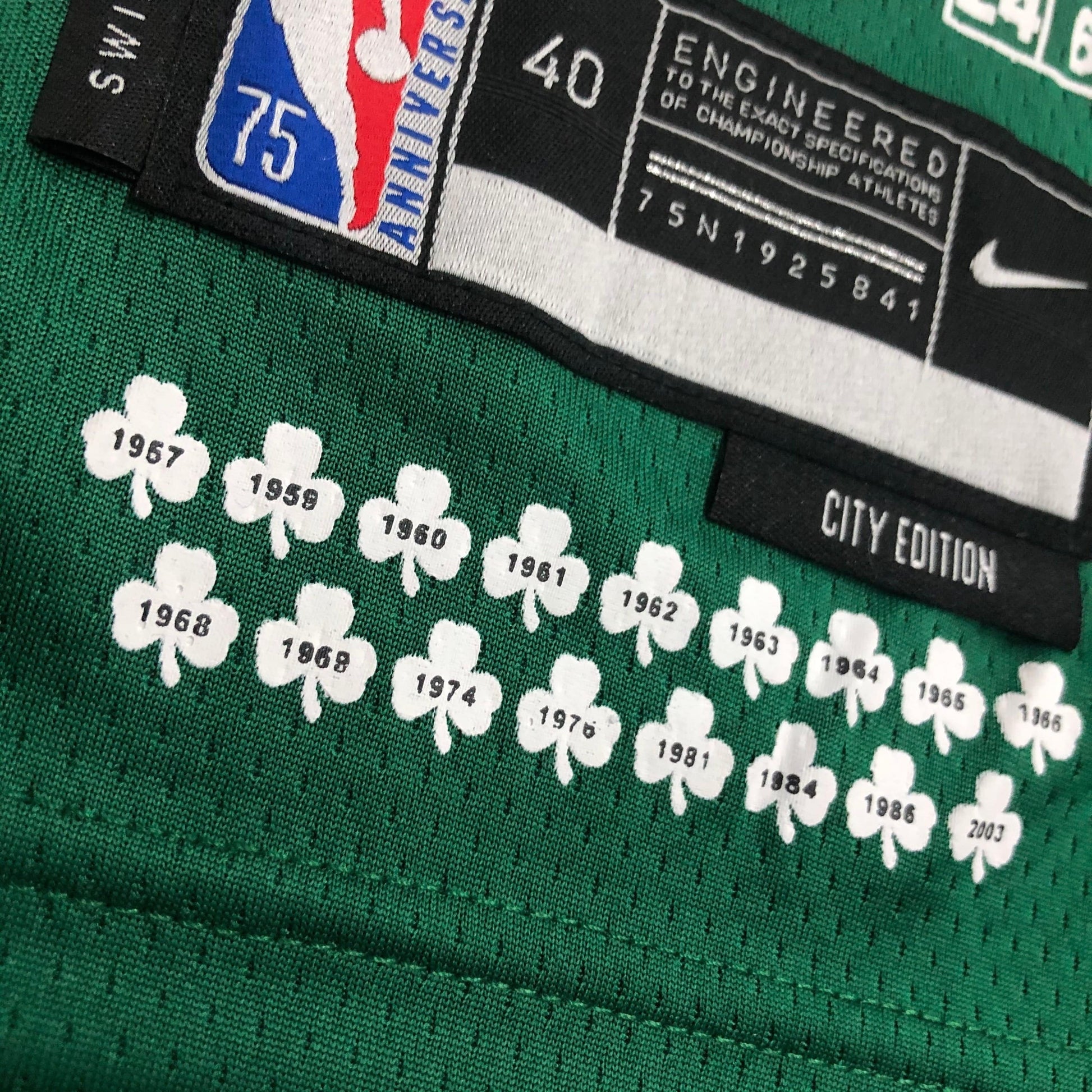 Jersey Boston Celtics City Edition Diamante 75th - GOAT STORE