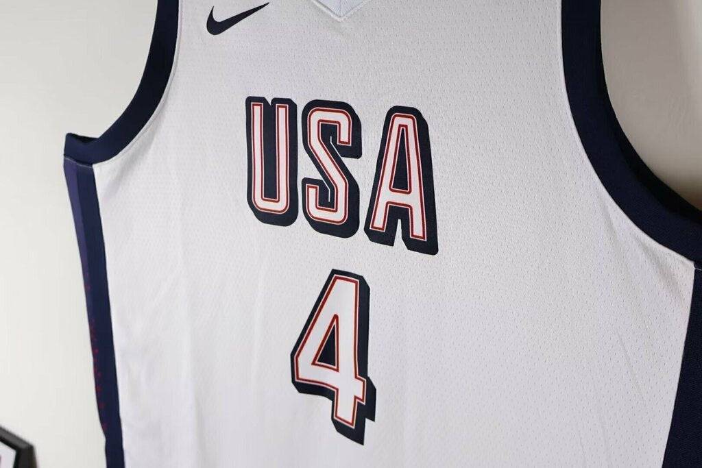 Jersey USA team Olimpíadas Paris 2024 Blanca - Dream Team - GOAT STORE